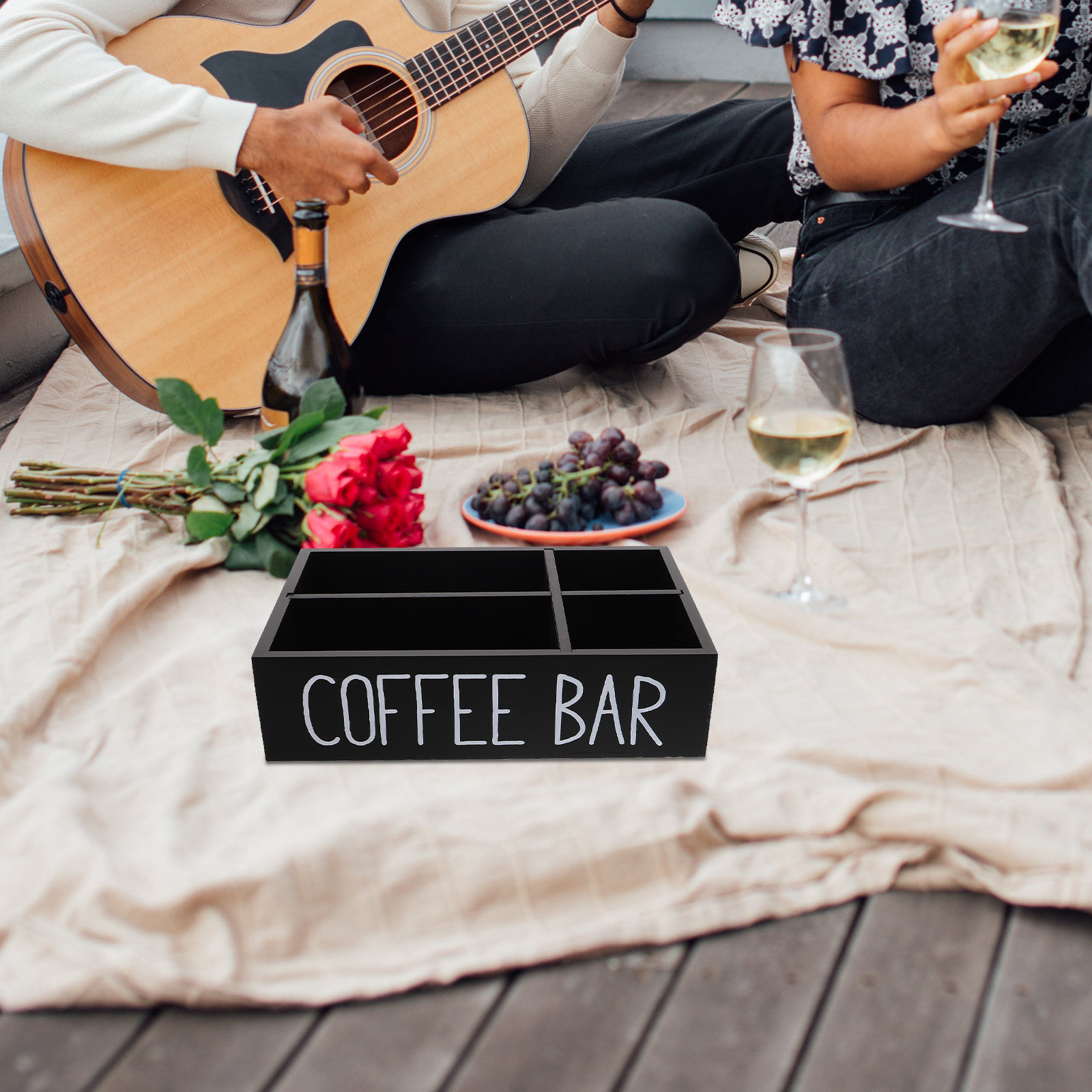 2Pcs Coffee Station Organizer  - Coffee Tea Sugar review and price