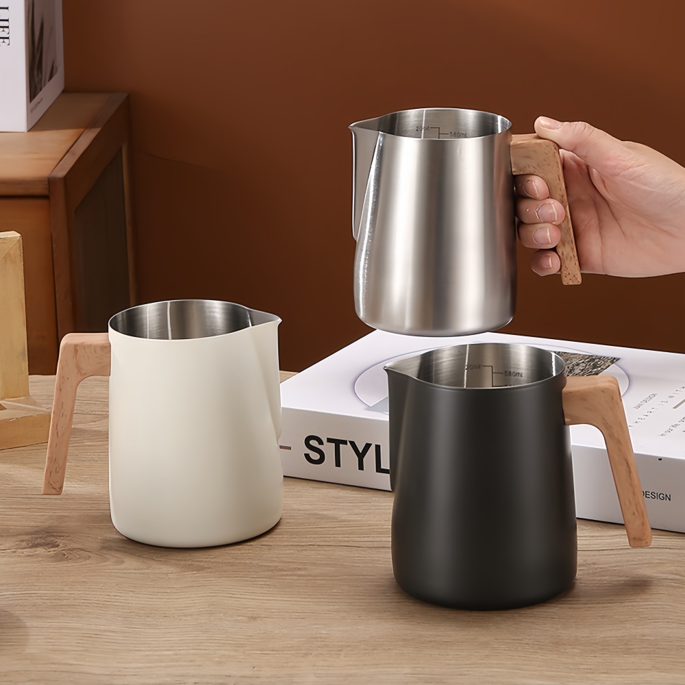 Coffee Milk Frothing Pitcher J - Barista Milk Jug review and price