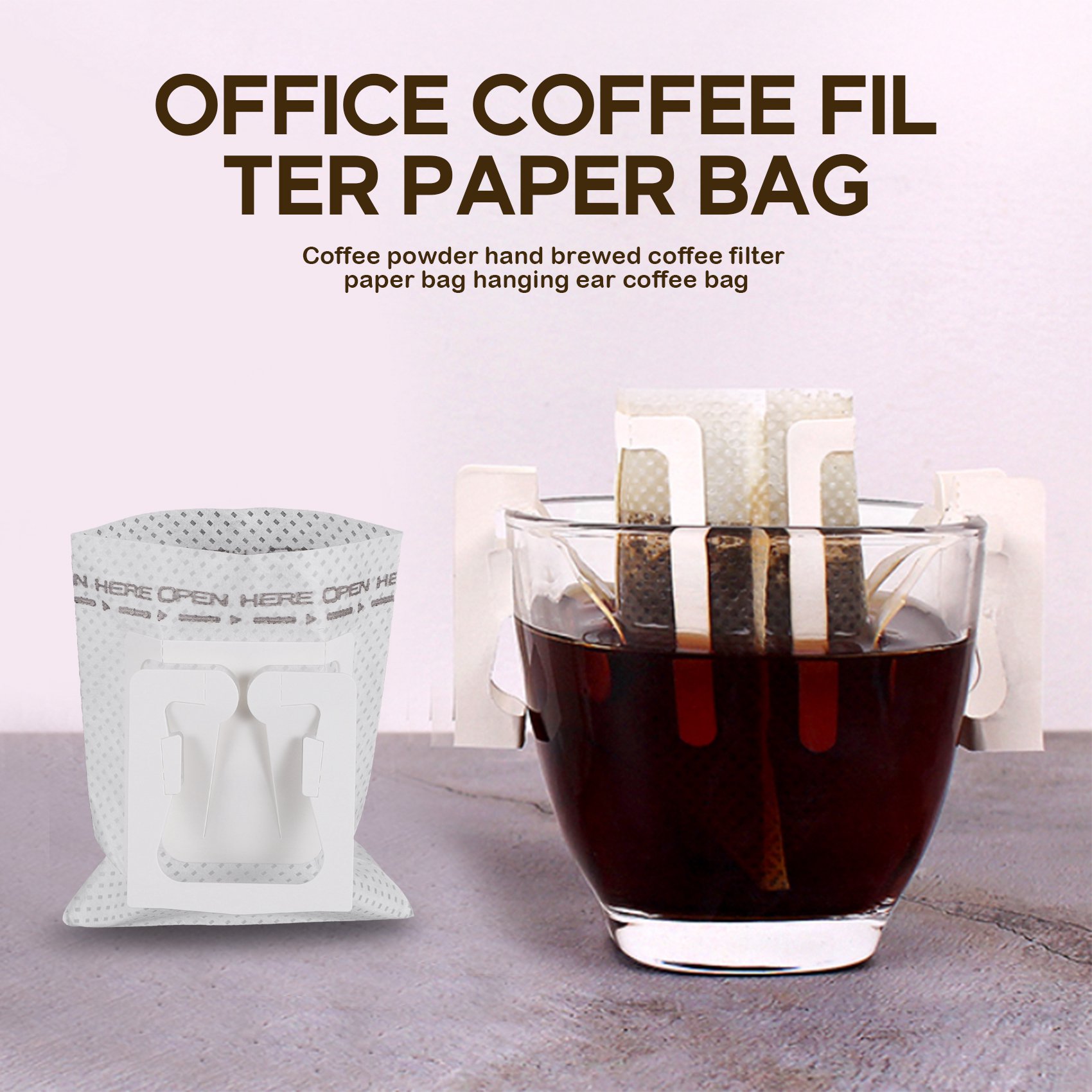 50Pcs / Pack Drip Coffee Filte - Coffee Tea & Espresso Appliances review and price