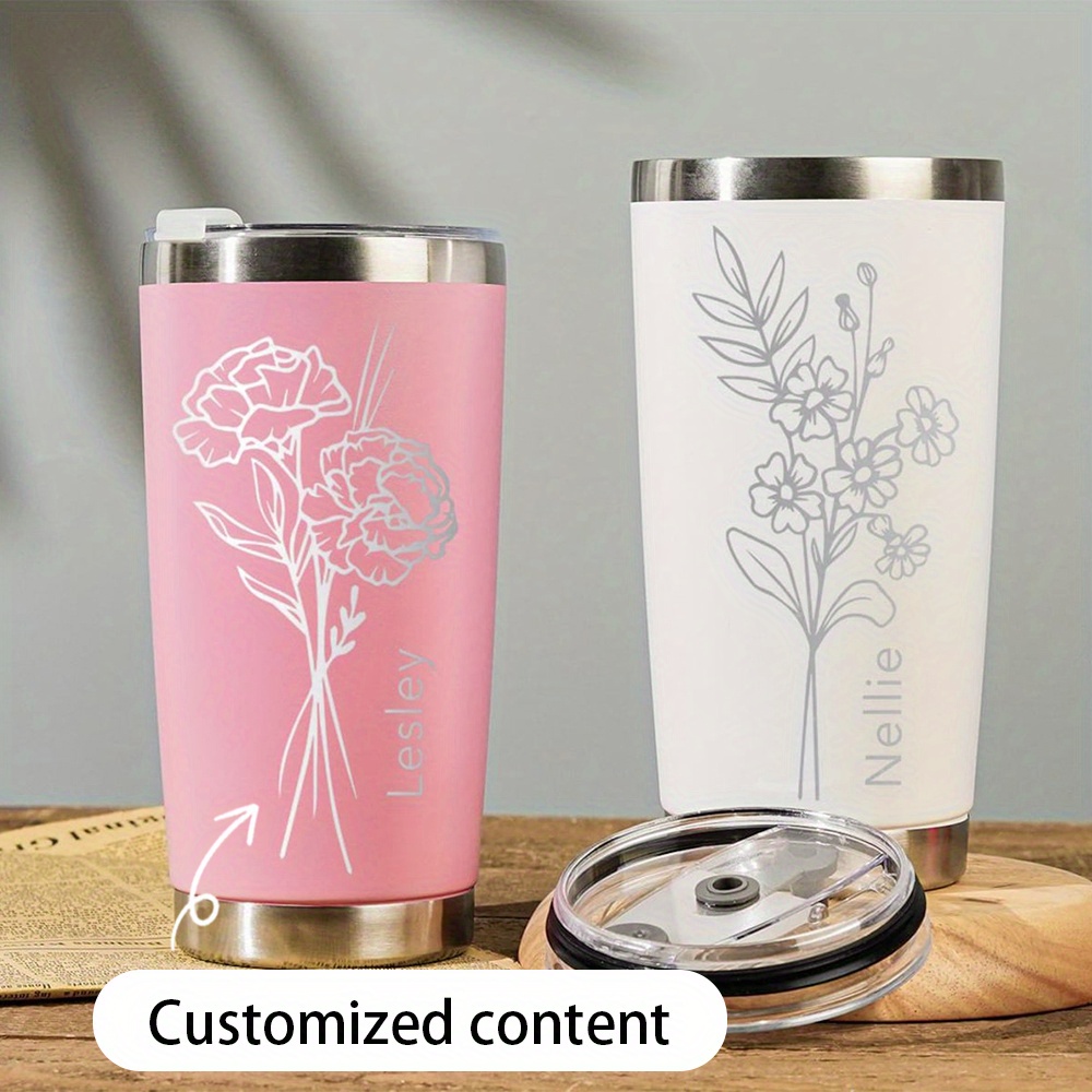 Custom Name Carnation Birth Fl - Coffee Tea Name review and price