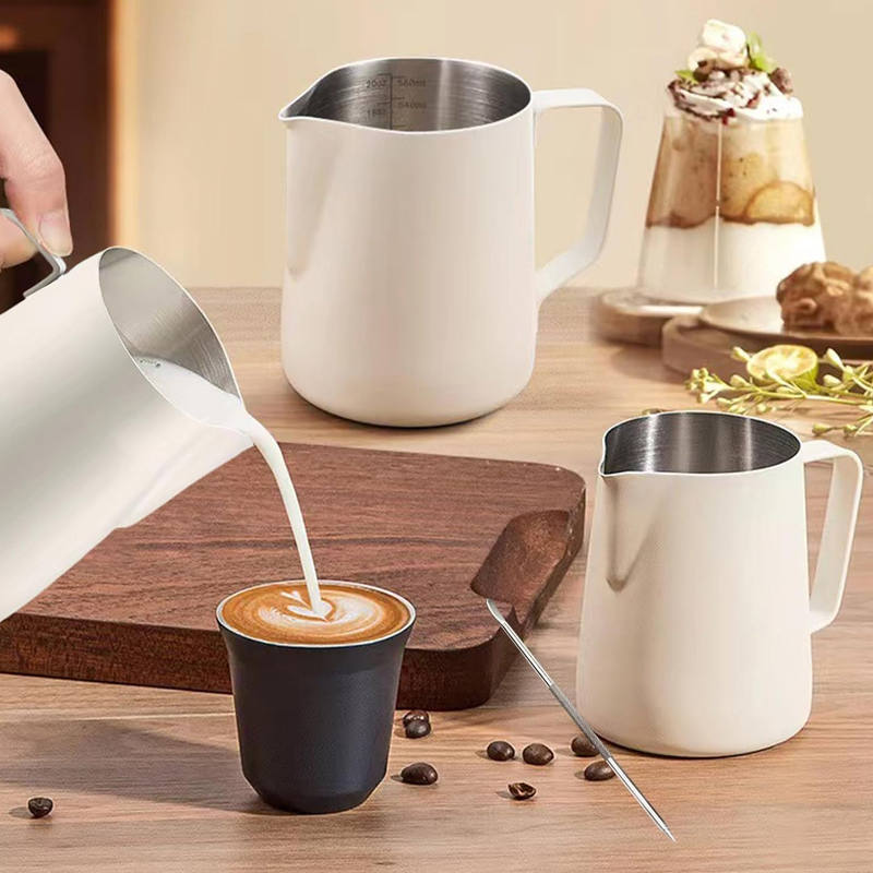 Milk Jug Stainless Steel Measu - Barista Milk Jug review and price