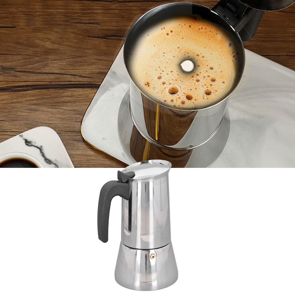Stainless Steel Moka Pot Large - Moka Pot Stove review and price