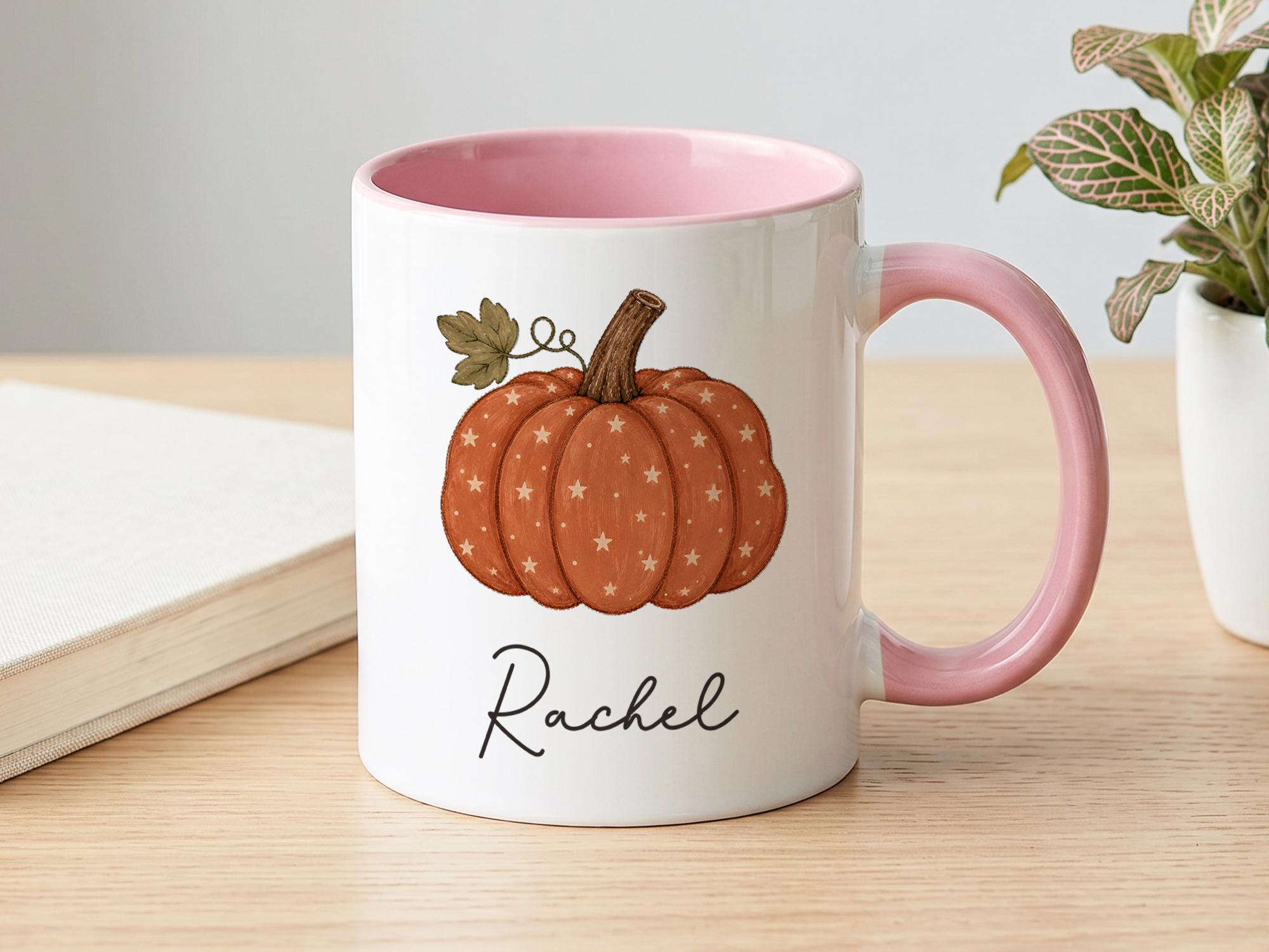 Personalized Pumpkin Mug, Cust - Coffee Tea Name review and price