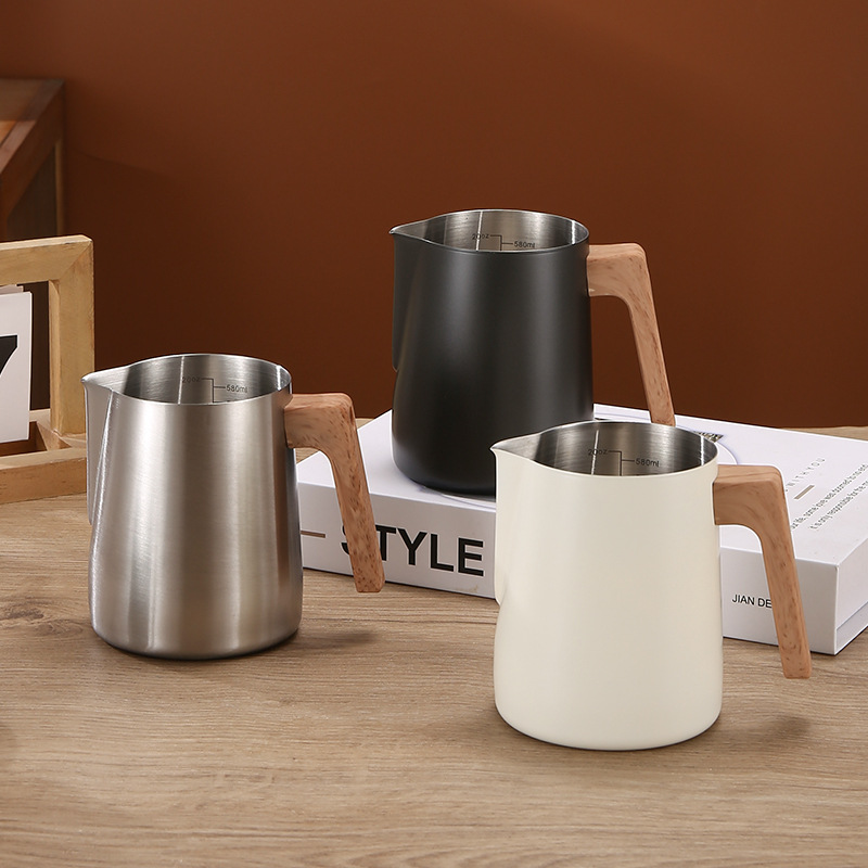 Coffee Milk Frothing Pitcher J - Barista Milk Jug review and price