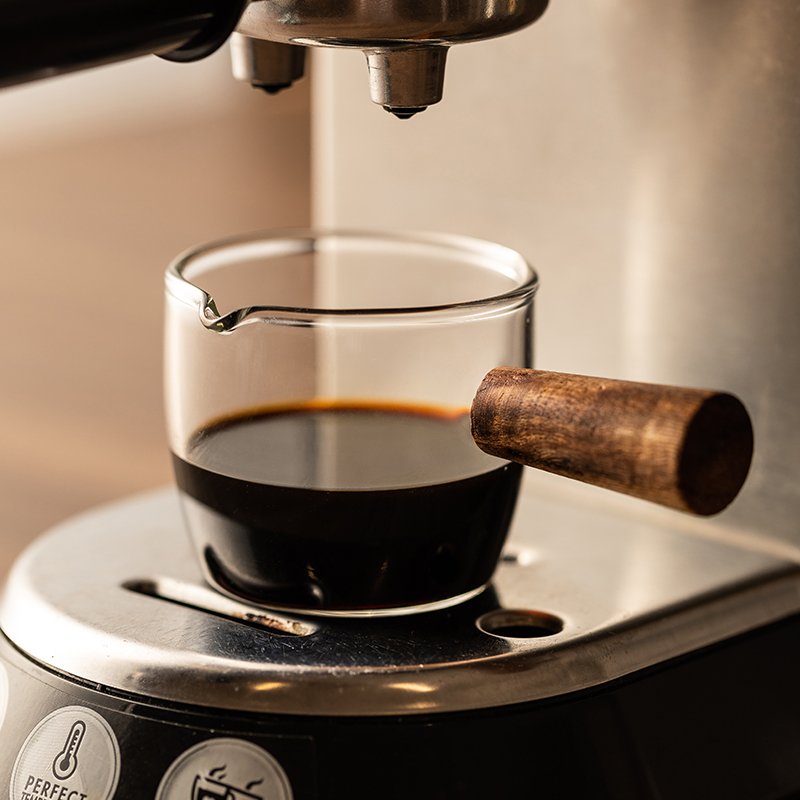 50-250ml Wood Handle Glass Esp - Barista Milk Jug review and price