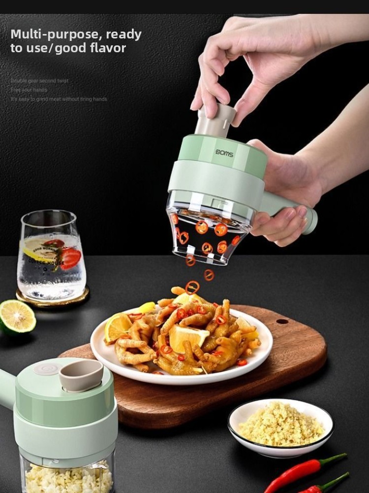 4In1 Electric Vegetable Cutter - Burr Hand Grinder review and price